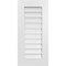 Ekena Millwork Vertical Surface Mount PVC Gable Vent: Functional, w/ 3-1/2"W x 1"P Standard Frame, 16"W x 34"H GVPVE16X3401SF - alternate 1